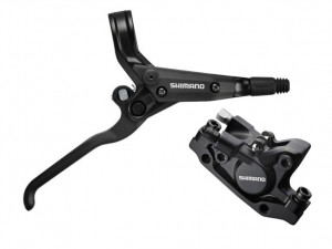 Тормоз дисковый гидравл. SHIMANO BL-T445(лев)/BR-M446(пер), адапт. Standart, 850мм, чёрный, б/уп 