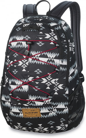 Женский рюкзак Dakine Womens Transit 18L Fireside (чёрно-белый этнический принт) 