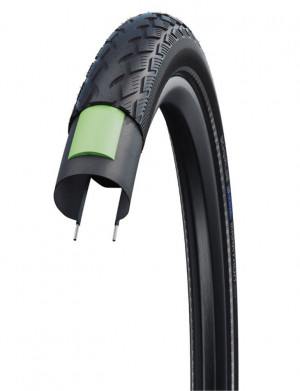 Велопокрышка Schwalbe 24x1.75 (47-507) 05-11159413 MARATHON Perf GreenGuard TwinSkin B/B+RT HS620 EC 67EPI. (3-5 Bar) 