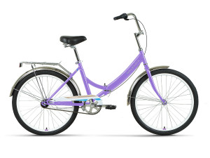 Велосипед Forward Valencia 24 3.0 фиолетовый/голубой рама: 16&quot; (2022) 