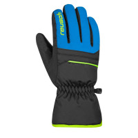 Перчатки горнолыжные Reusch Alan Junior black/brilliant blue/safety yellow (6461115)