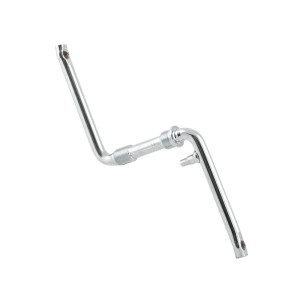 Шатуны M-Wave 5-359393 BMX 152мм сталь лев. 7/8"х24TPI прав.15/16"х24TPI педал. резьба 1/2" серебр. 