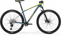 Велосипед Merida Big.Nine 3000 29" SilkLime/Teal-Blue рама: M (17") (2022)