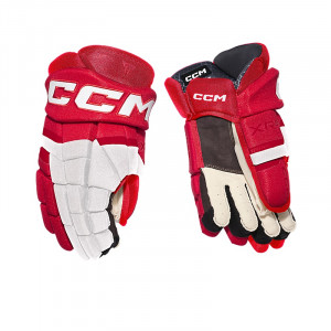 Перчатки CCM Tacks XR80 JR white/red 