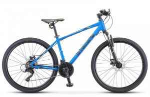 Велосипед Stels Navigator-590 MD 26&quot; K010 синий/салатовый (2021) 
