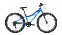 Велосипед Forward JADE 24 1.0 синий/бирюзовый рама 12" (2022)