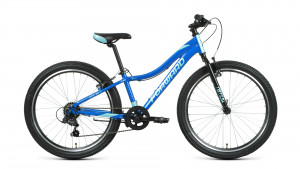 Велосипед Forward JADE 24 1.0 синий/бирюзовый рама 12&quot; (2022) 