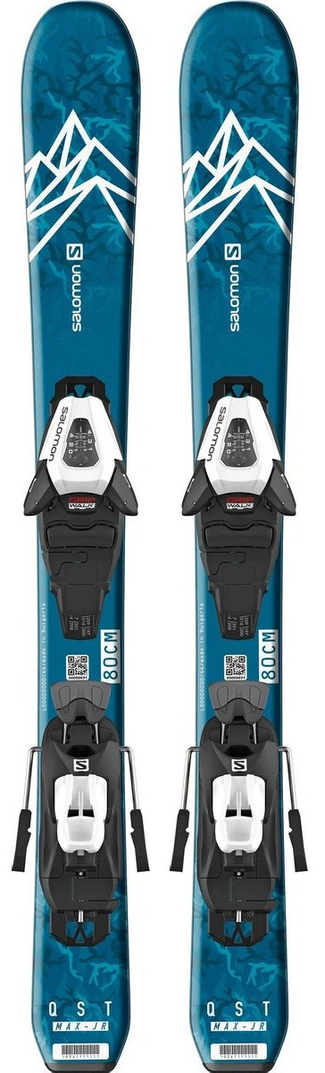 Горные лыжи Salomon E QST MAX Jr XS (70-90) + крепления C5 GW
