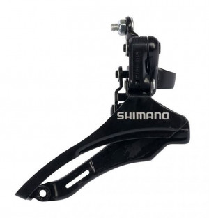 Переключатель передний Shimano TZ500, верхн. тяга, 28.6, 42T, инд. уп. 