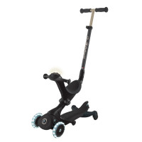 Трехколесный велосипед/беговел/самокат Globber Go•Up Deluxe Lights 360° черный Трехколесный велосипед/беговел/самокат Globber Go•Up Deluxe Lights 360° черный