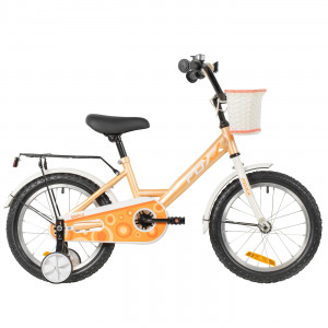 Велосипед Foxx Simple 16" персиковый (2026) 
