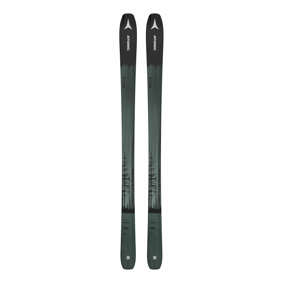 Горные лыжи Atomic N MAVERICK 100 TI Black/Darkgreen (2022) купить со ...