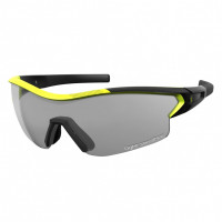 Очки SCOTT Leap LS black matt/neon yellow grey light sensitive + clear