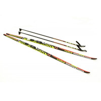 Комплект беговых лыж STC Sable NNN (Rottefella) - 175 Step Innovation black/red/green