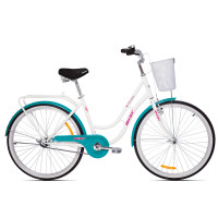 Велосипед Aist Avenue 26" бело-бирюзовый рама: 17" (2026)