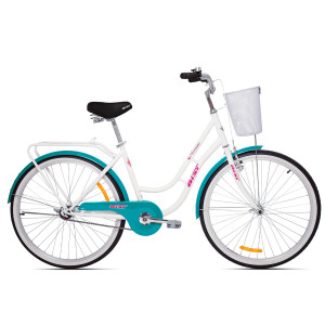 Велосипед Aist Avenue 26" бело-бирюзовый рама: 17" (2026) 