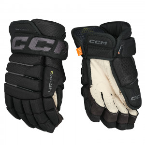 Перчатки CCM Tacks 4 Roll Pro 3 SR black/grey 