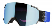 Маска Salomon S/View Sigma Black/Huck/Uni Ski Blue (2022)