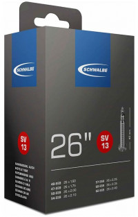 Велокамера 26" Schwalbe SV12 26x1.25-1.75 30/47-559/597 IB 40mm (05-10423343) Велокамера 26" Schwalbe SV12 26x1.25-1.75 30/47-559/597 IB 40mm (05-10423343)