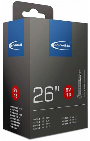 Велокамера 26" Schwalbe SV12 26x1.25-1.75 30/47-559/597 IB 40mm (05-10423343) 
