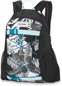 Женский рюкзак Dakine Wonder 15L Hibiscus Palm (черно-белый с цветочным принтом)