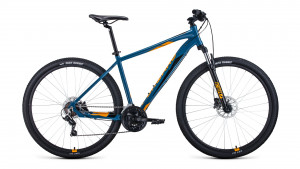 Велосипед Forward APACHE 29 3.0 HD бирюзовый/оранжевый 17&quot; (2022) 