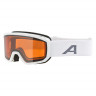Маска Alpina Scarabeo Junior white matt/orange S2 размер S - Маска Alpina Scarabeo Junior white matt/orange S2 размер S