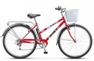 Велосипед Stels Navigator-350 Lady 28&quot; Z010 красный рама 20&quot; (2019) 