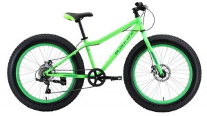 Велосипед Black One Monster 24 D неоновый зелёный/зелёный (2020) 
