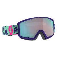 Маска Scott Factor Pro Goggle mint green/neon pink/enhancer aqua chrome