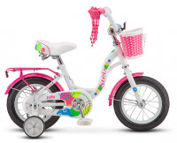 Велосипед Stels 12" Jolly V010 белый/розовый (2020)