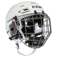 Шлем с маской CCM Tacks 710 Combo SR white