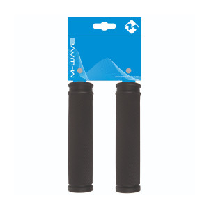 Ручки на руль M-WAVE 5-410214 резин. с антискольз. структурой 130мм черные (на блистере) CLOUD SLICK 