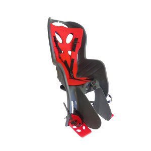 Сиденье NFUN 01-100083 CURIOSO DELUXE детск.на подсед.штырь темно-серое с красн.вставкой 