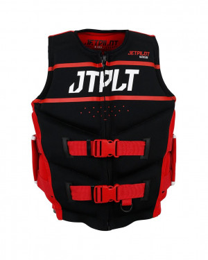 Спасательный жилет для гидроцикла неопрен мужской Jetpilot Matrix Race PWC Neo Vest ISO 50N Red/Black (2020) 