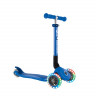 Трехколесный самокат Globber Junior Foldable Lights темно-синий - Трехколесный самокат Globber Junior Foldable Lights темно-синий