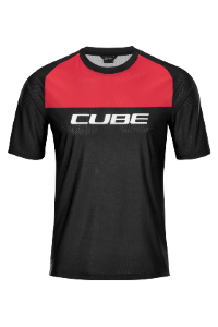 Джерси CUBE EDGE Round Neck к/рук,black´n´red