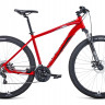 Велосипед Forward Apache 29 2.2 disc красный/серебристый (2021) - Велосипед Forward Apache 29 2.2 disc красный/серебристый (2021)