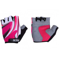 Перчатки летние STG с "дышащей" системой вентиляции застежка на липучке красные Х61901