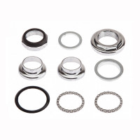 Детали рулевой колонки 1-1/8" резьбовая FEIMIN FP-H803 стальная хромированная