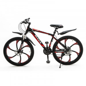 Велосипед Maks Hard MD 26 (Литые диски) черный/красный рама: 19&quot; 