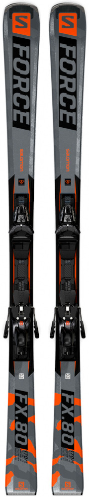 Горные лыжи Salomon S/FORCE Fx 80 + крепления M11 GW L80 Black (2022) 