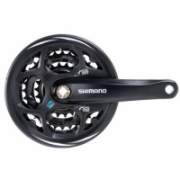 Система Shimano Altus, M311, 175мм, Кв, 48/38/28T, защ, черн