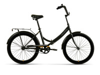 Велосипед Forward Valencia 24 X черный/золотой 16" (2022)