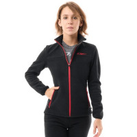 Флисовая кофта Dragonfly Woman black/red
