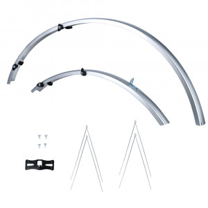 Комплект крыльев Oxford 700c/27&quot; Std Narrow 31mm Mudguard Silver 