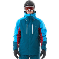 Куртка горнолыжная утепленная Dragonfly Gravity Man dark blue/cherry