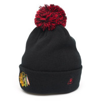 Шапка Atributika&Club NHL Chicago Blackhawks черная (55-58 см) 59042