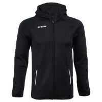 Толстовка CCM Full Zip Hood Sr Black