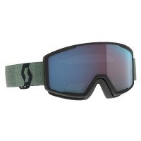 Маска Scott Factor Pro Goggle soft green/black/enhancer blue chrome
